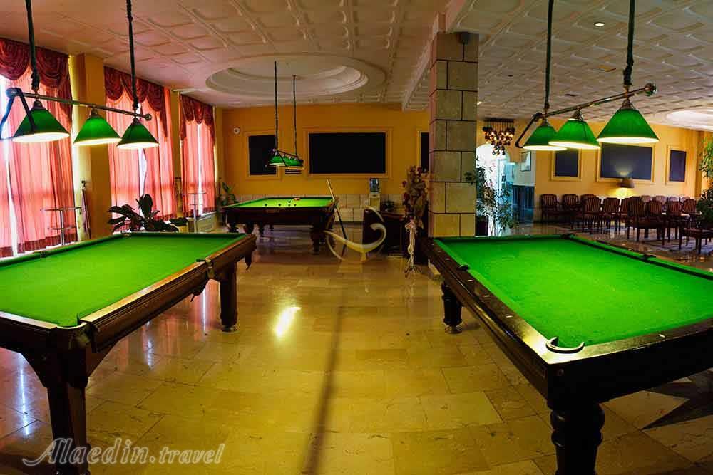 Billiard room of four star Espinas Hotel in Astara| Alaedin Travel