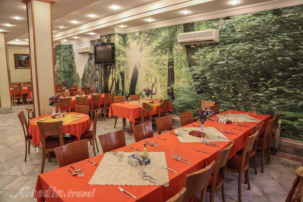 Restaurant of three star Tourist Hotel in Birjand| Alaedin Travel