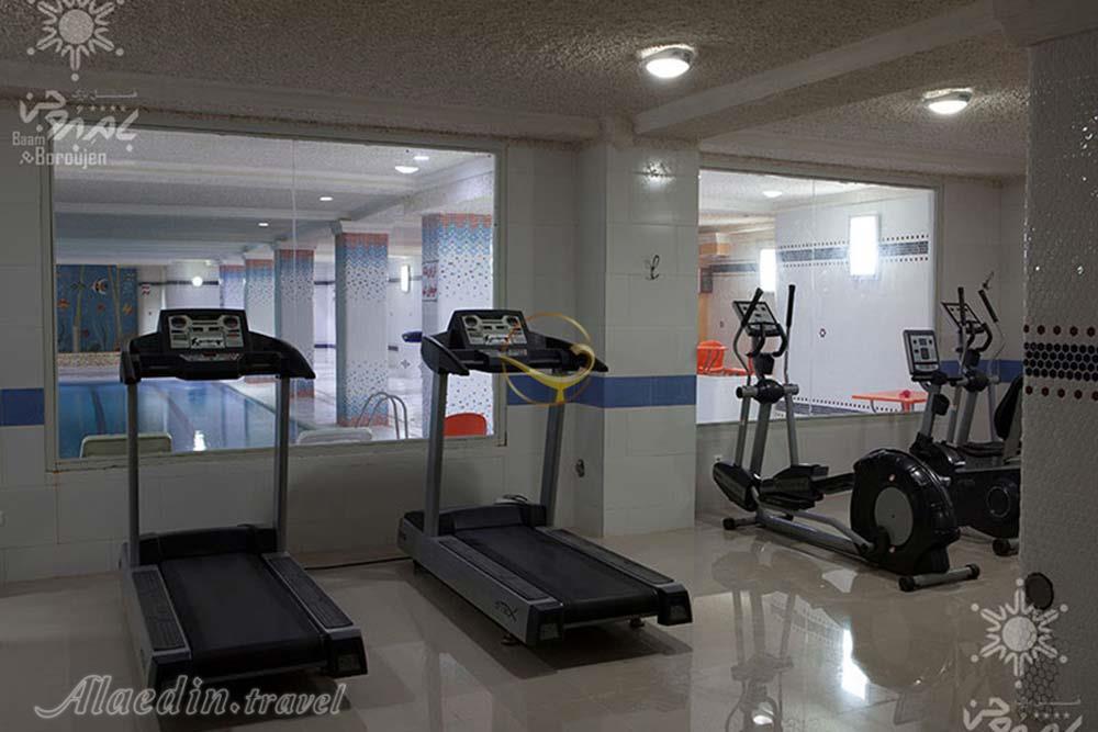 Gym of four star Baam Hotel in Borujen| Alaedin Travel