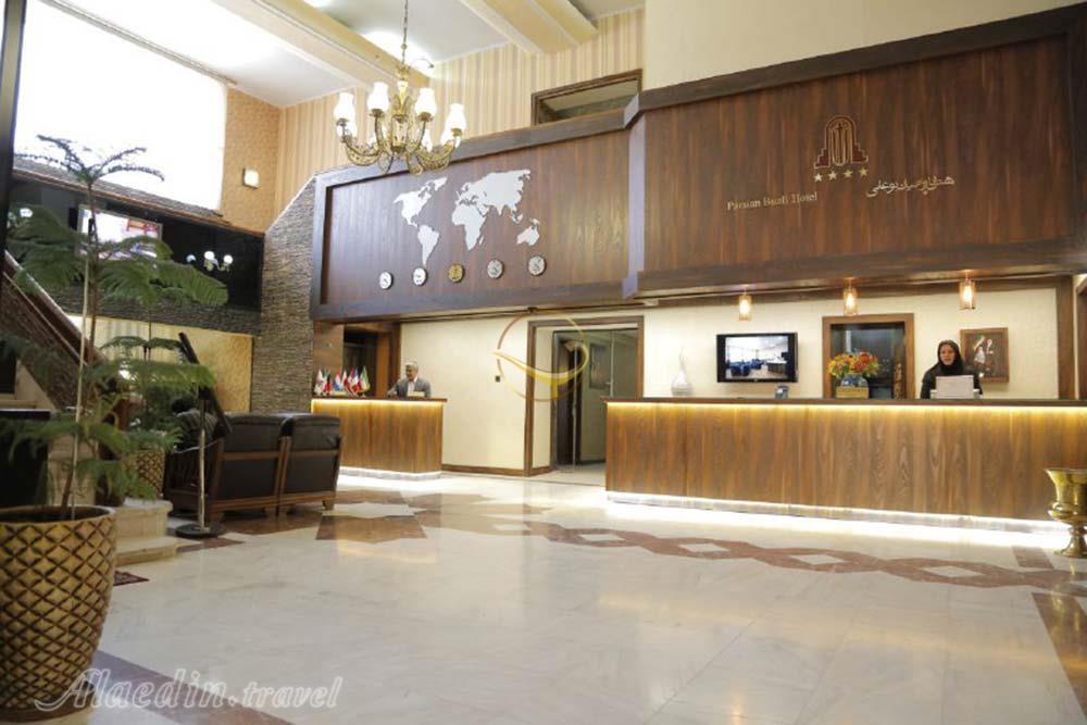 Lobby of four star Parsian Bu Ali Hotel in Hamadan| Alaedin Travel