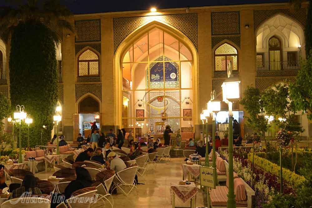 Teahouse of five star Abbasi Hotel in Isfahan| Alaedin Travel