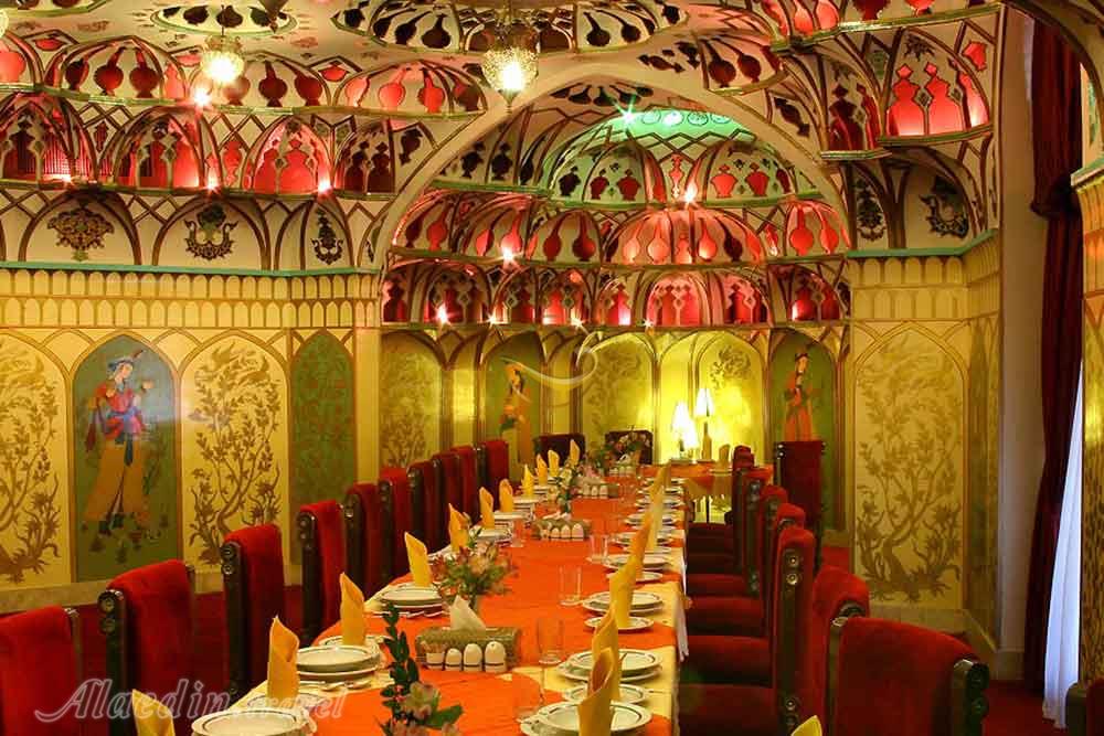 Restaurant of five star Abbasi Hotel in Isfahan| Alaedin Travel