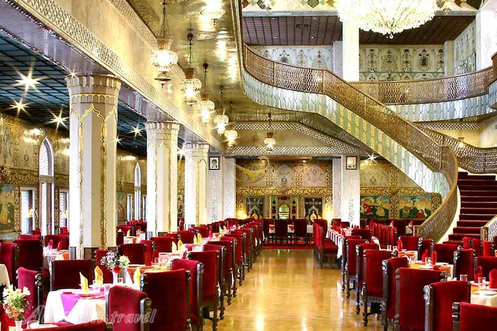 Restaurant of five star Abbasi Hotel in Isfahan| Alaedin Travel