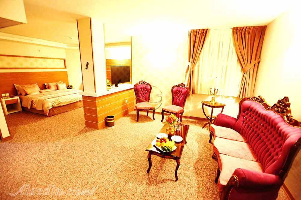 Living room of four star Avin Hotel in Isfahan| Alaedin Travel