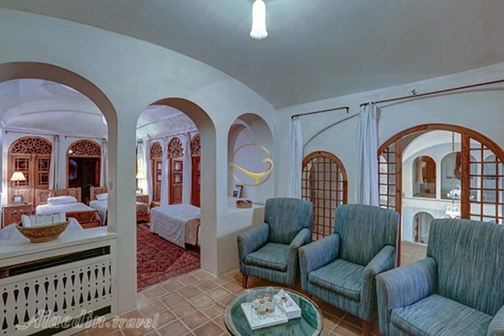 Quad room of four star Manouchehri House Hotel in Kashan| Alaedin Travel