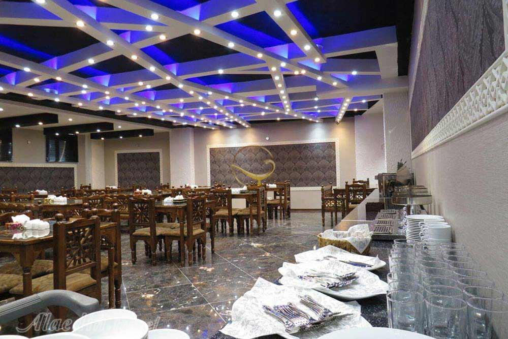 Restaurant of three star Kourosh Apartment Hotel in Kermanshah| Alaedin Travel