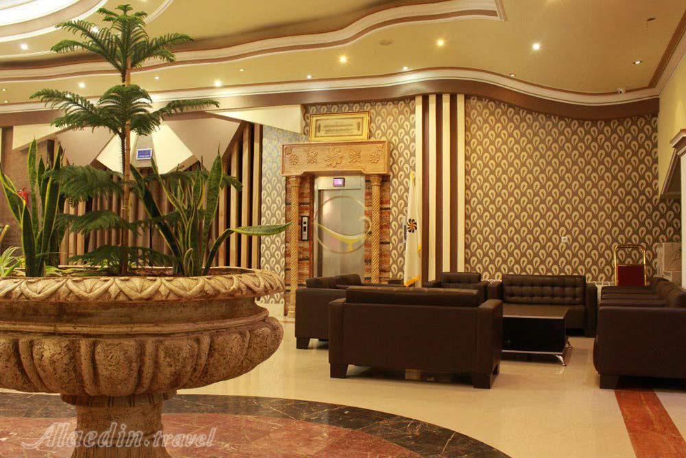 Lobby of four star Emam Reza Hotel in Khomeyn| Alaedin Travel