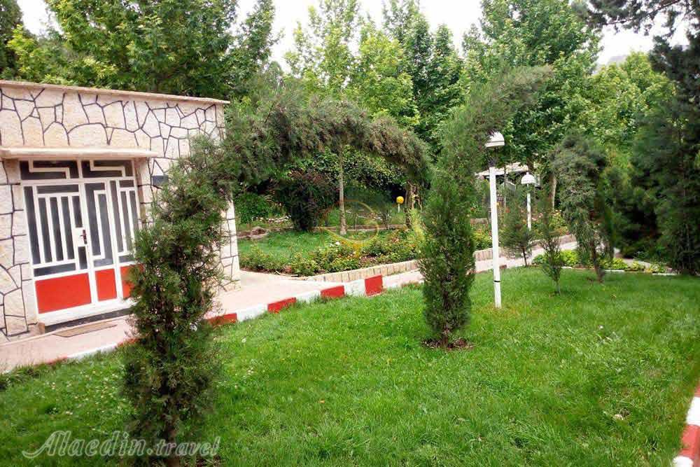 Yard of Tourist Hotel in Khorramabad| Alaedin Travel