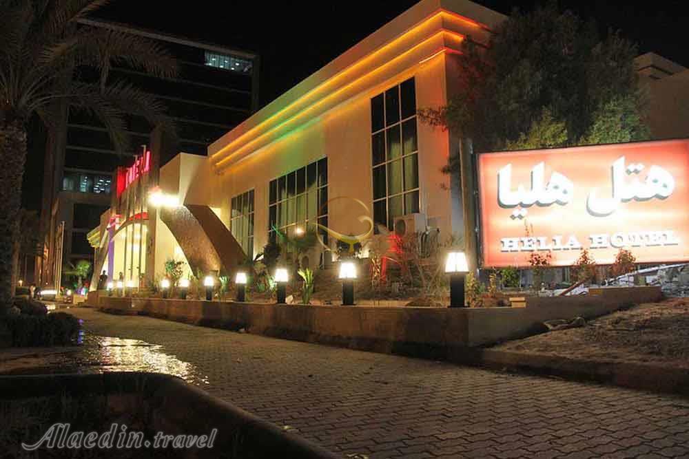 Facade of four star Helia Hotel in Kish| Alaedin Travel