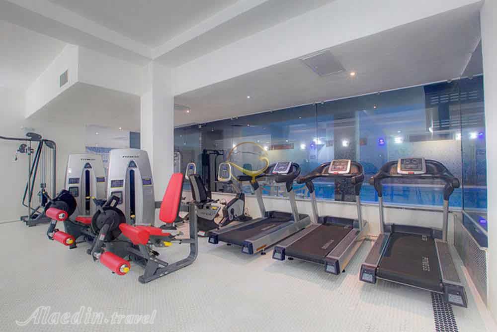 Gym of five star Iran Hotel in Kish| Alaedin Travel