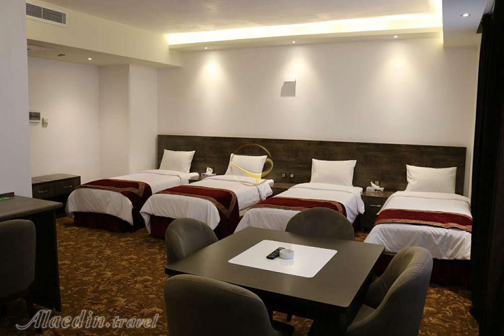 Quad room of four star Abrishami Hotel in Lahijan| Alaedin Travel