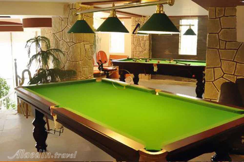 Billiard room of four star Sadaf Hotel in Mahmudabad| Alaedin Travel