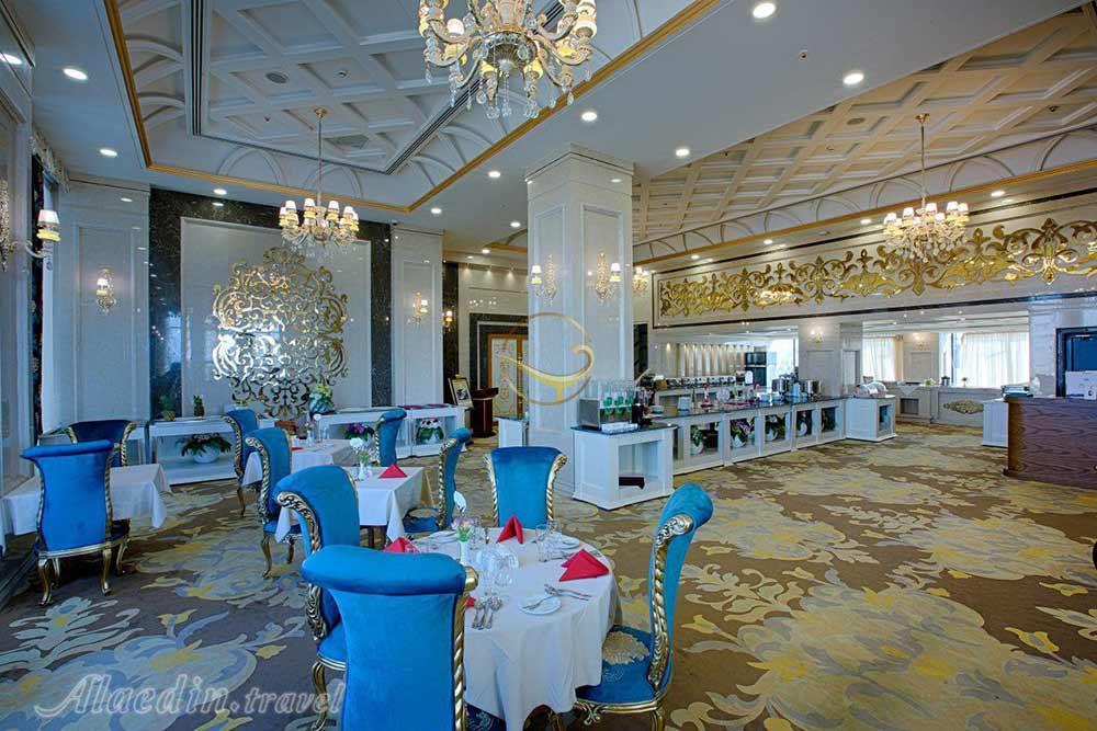 Restaurant of five star Almas 2 Hotel in Mashhad| Alaedin Travel