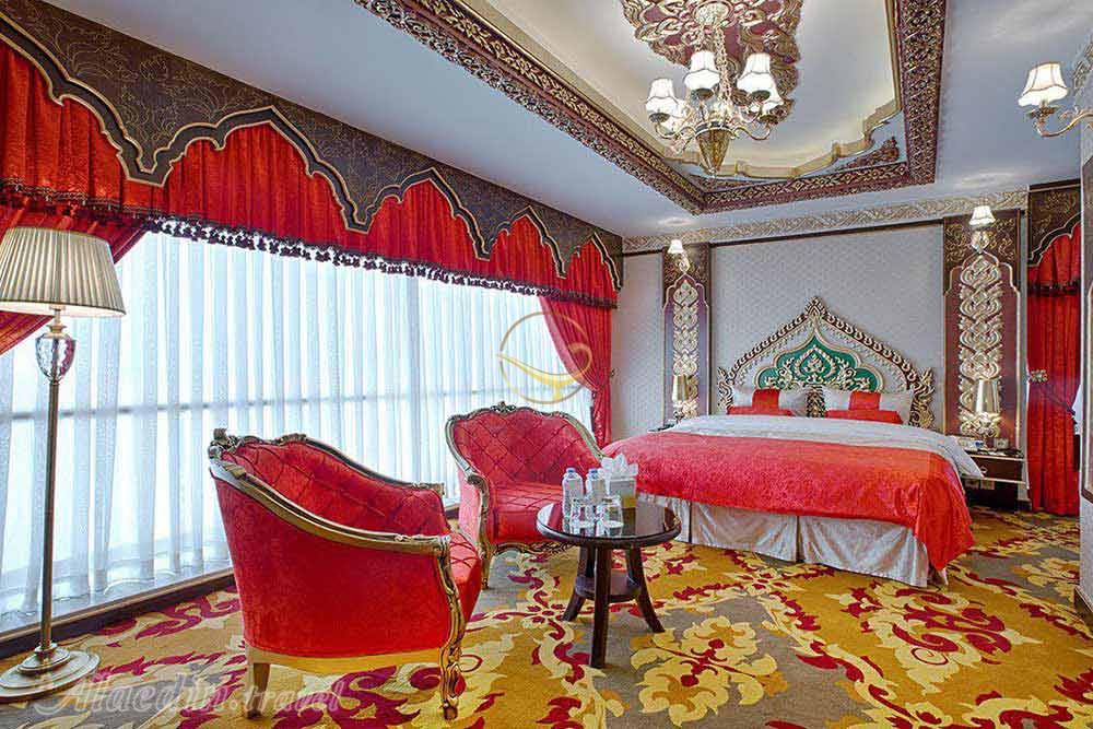 Double room of five star Almas 2 Hotel in Mashhad| Alaedin Travel