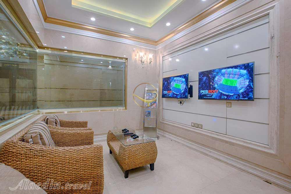 Gaming center of five star Almas 2 Hotel in Mashhad| Alaedin Travel