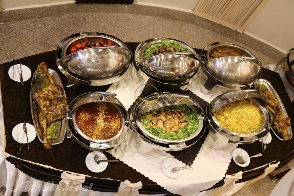 Buffet of three star Ati Apartment Hotel in Mashhad| Alaedin Travel