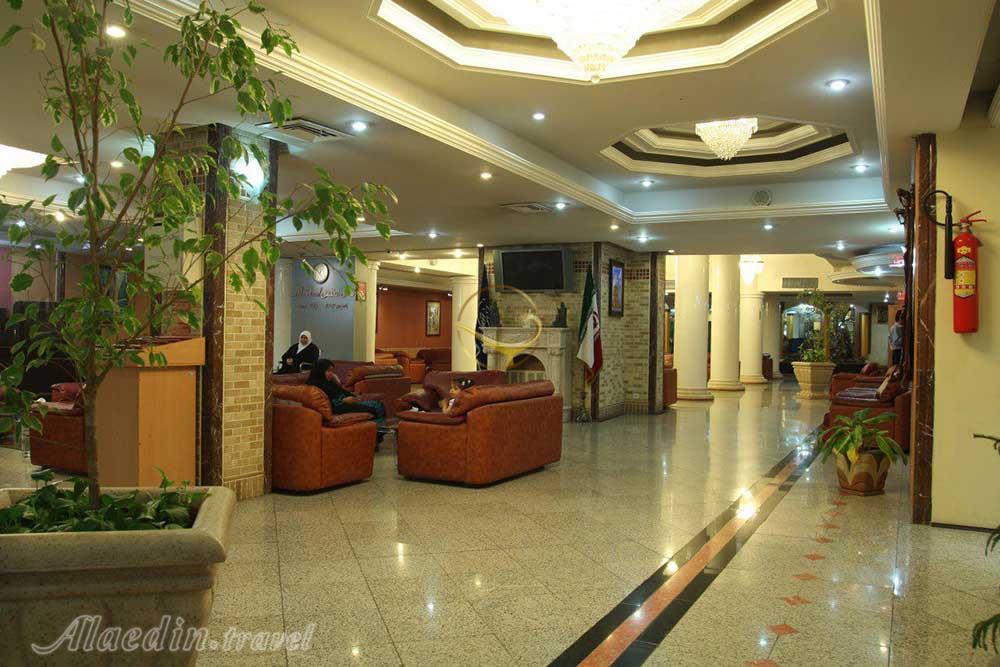 Lobby of three star Atlas Hotel in Mashhad| Alaedin Travel