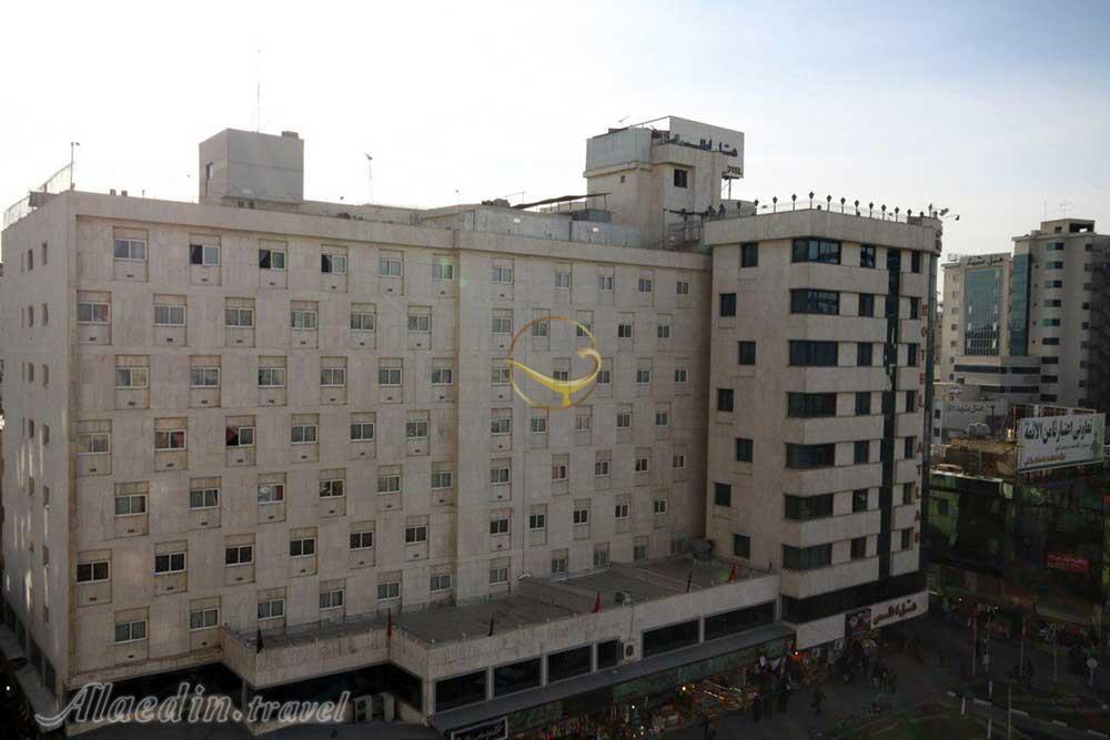 Facade of three star Atlas Hotel in Mashhad| Alaedin Travel