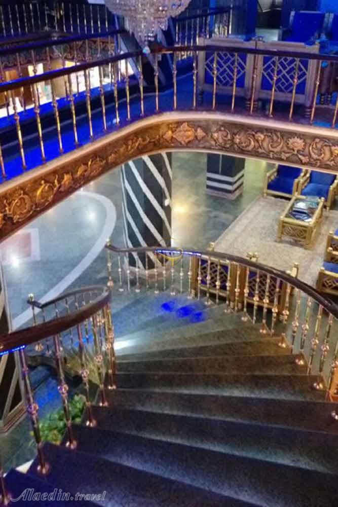 Stairway of three star Bakhtar Hotel in Mashhad| Alaedin Travel