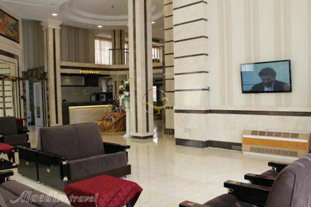 Lobby of three star Fakher Apartment Hotel in Mashhad| Alaedin Travel