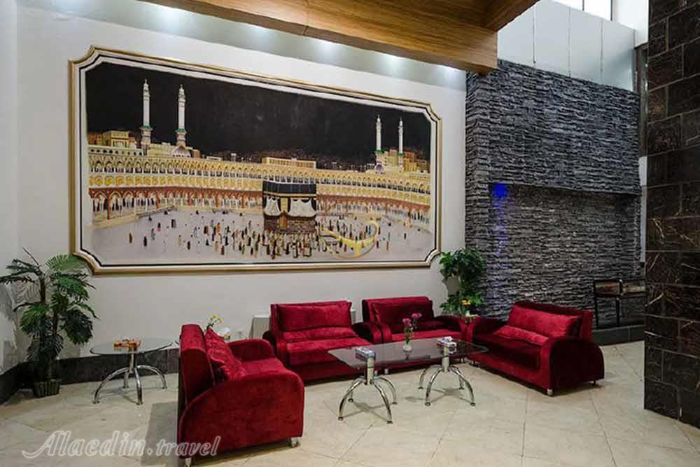 Lobby of three star Ghasr Aidin Apartment Hotel in Mashhad| Alaedin Travel