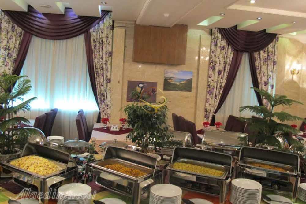 Restaurant of three star Haft Aseman Hotel in Mashhad| Alaedin Travel