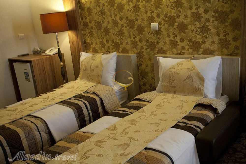 Twin room of three star Haft Aseman Hotel in Mashhad| Alaedin Travel