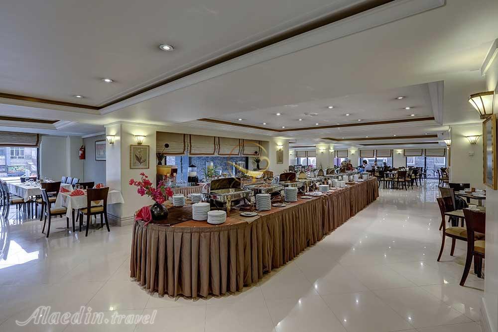 Restaurant of four star Javad Hotel in Mashhad| Alaedin Travel