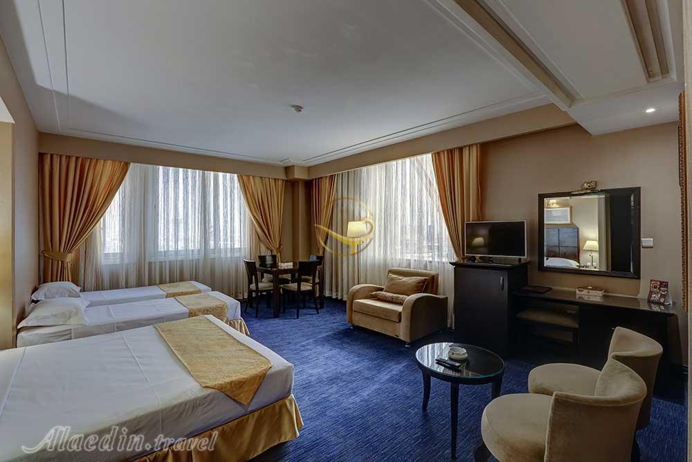 Triple room of four star Javad Hotel in Mashhad| Alaedin Travel