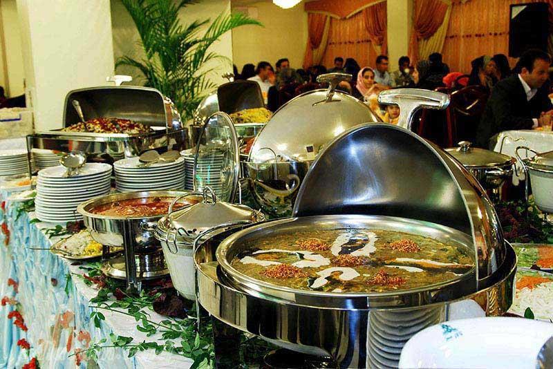 Buffet of three star Khane Sabz Hotel in Mashhad| Alaedin Travel