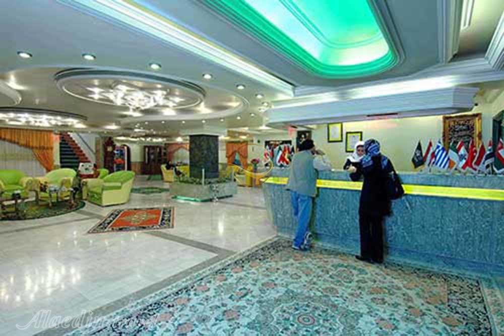 Reception of three star Khane Sabz Hotel in Mashhad| Alaedin Travel