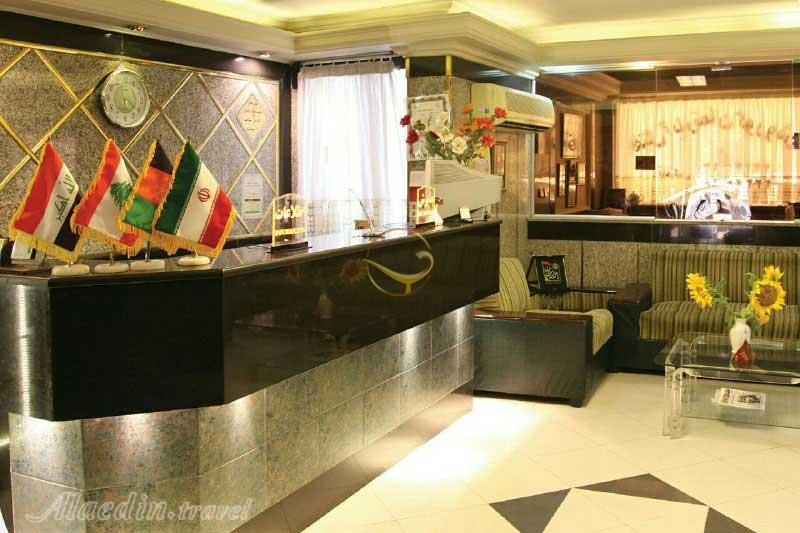 Reception of Koorosh Apartment Hotel in Mashhad| Alaedin Travel