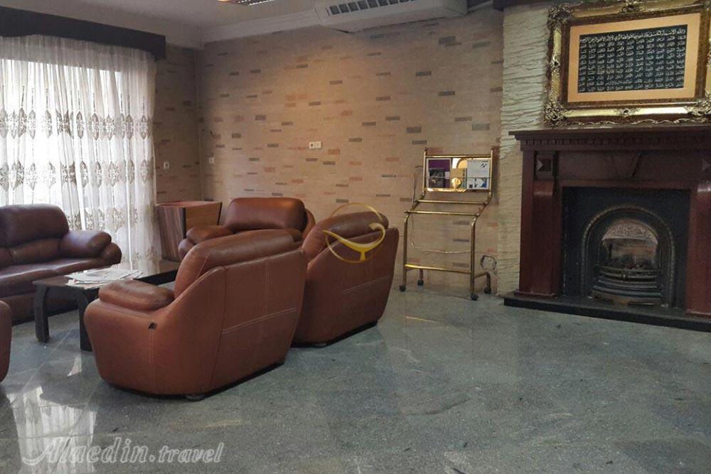 Lobby of Meshkat Apartment Hotel in Mashhad| Alaedin Travel