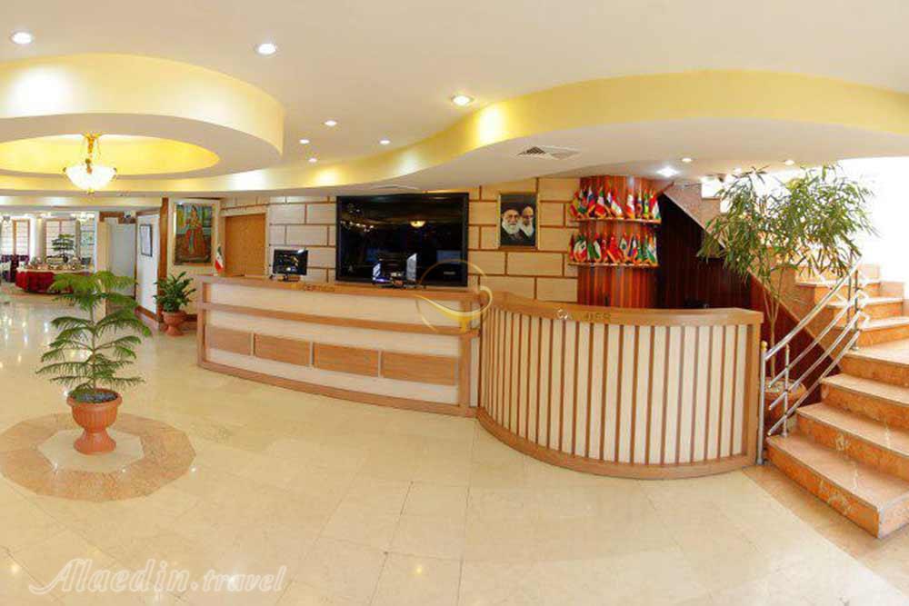 Reception of four star Parsian Tourist Toos Hotel in Mashhad| Alaedin Travel