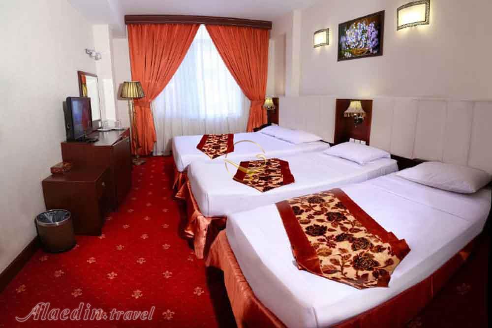 Triple room of three star Sahand Hotel in Mashhad| Alaedin Travel