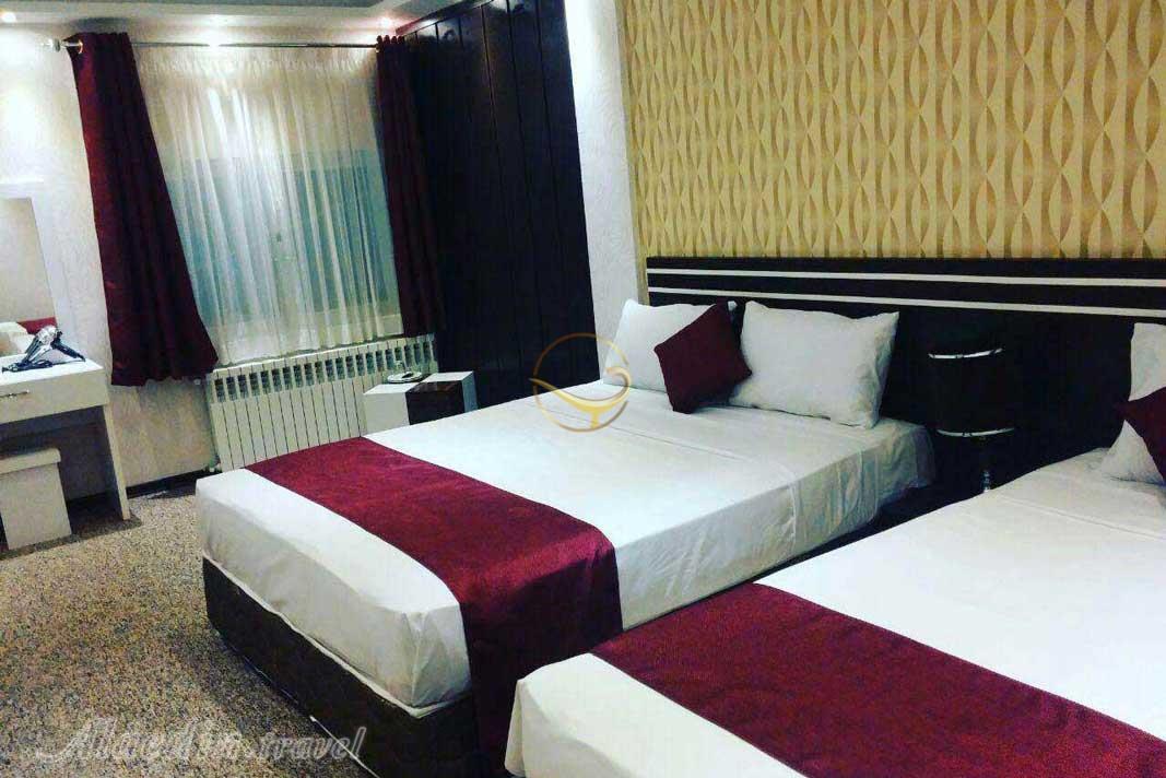 Twin room of three star Sepanta Hotel in Mashhad| Alaedin Travel