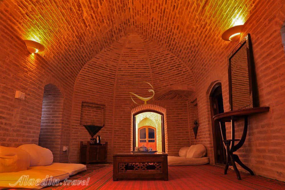 Rooms of three star Abbasi Caravanserai in Nain| Alaedin Travel