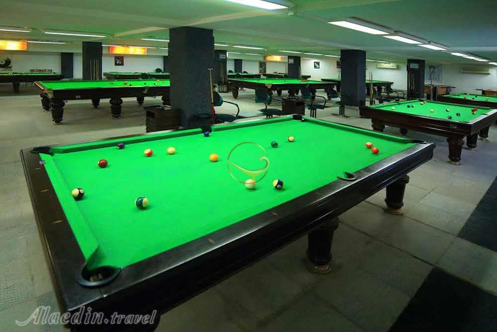 Billiard room of four star Narenjestan Hotel in Noor| Alaedin Travel