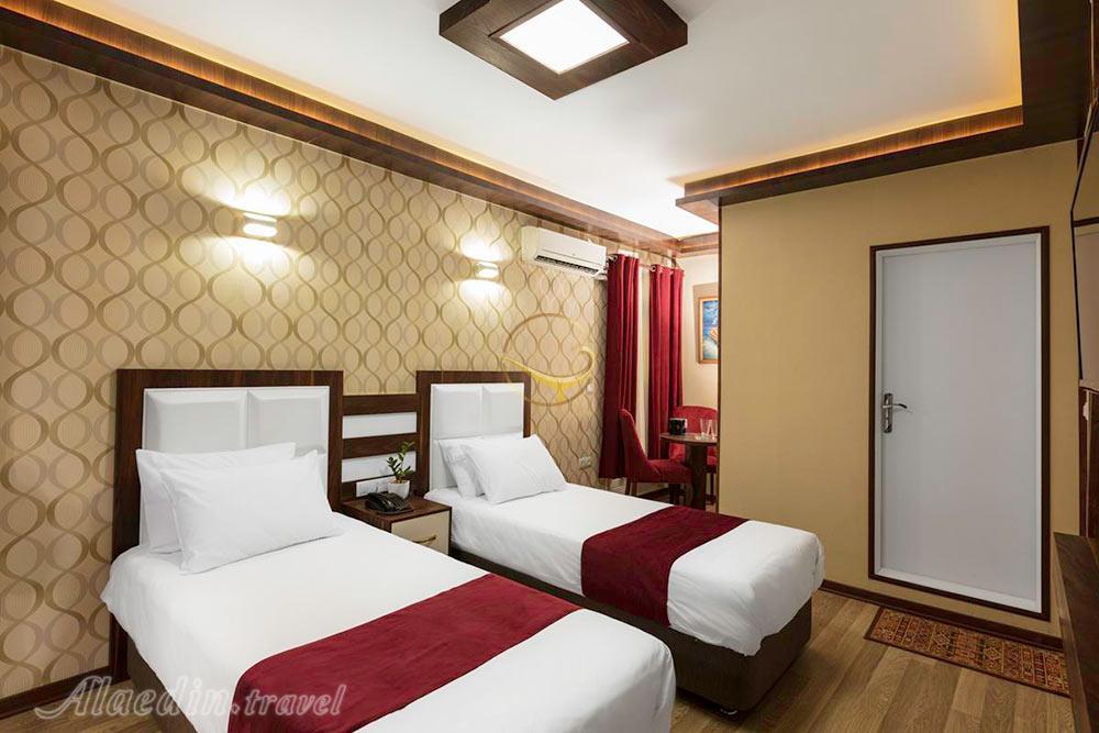 Twin room of Alborz Hotel in Qazvin| Alaedin Travel