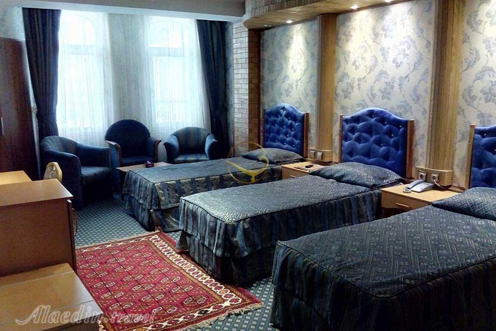 Triple room of four star Marmar Hotel in Qazvin| Alaedin Travel