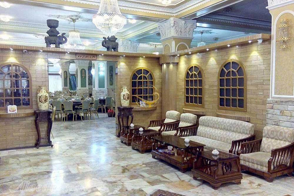 Lobby of four star Marmar Hotel in Qazvin| Alaedin Travel