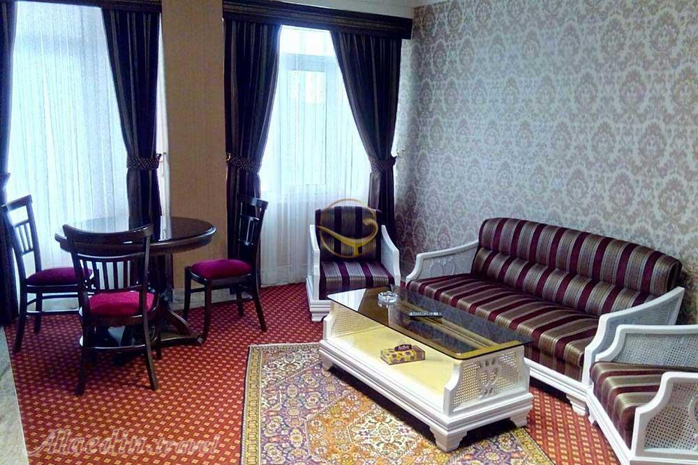 Living room of four star Marmar Hotel in Qazvin| Alaedin Travel