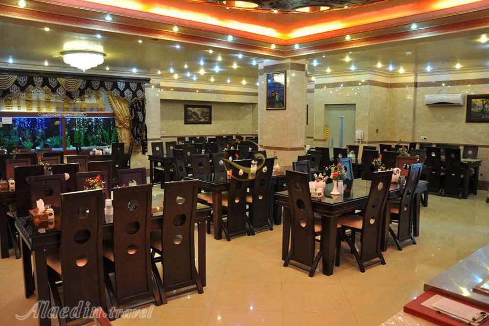 Restaurant of three star Niavaran Apartment Hotel in Qom| Alaedin Travel