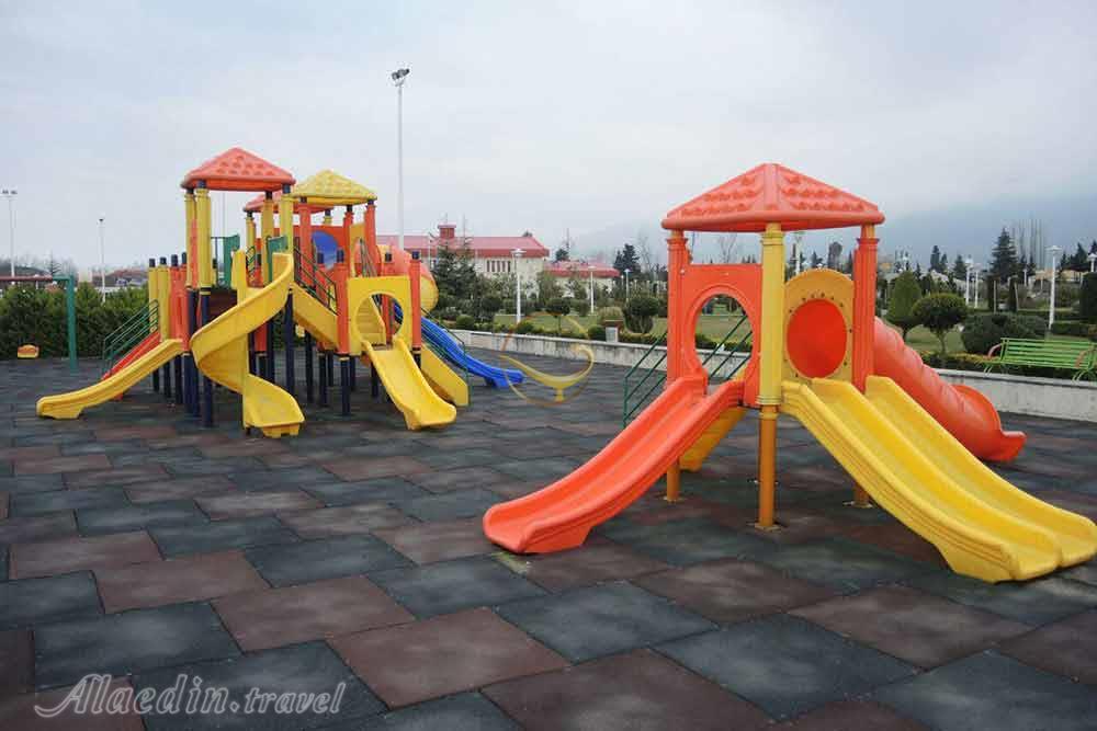 Playground of three star Ahuan Hotel in Ramsar| Alaedin Travel