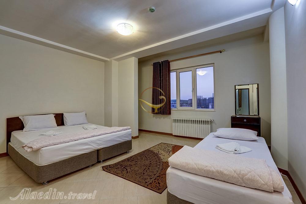 Triple room of four star Pedram Apartment Hotel in Sareyn| Alaedin Travel