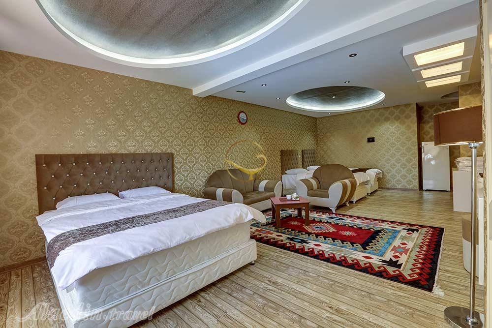 Quad room of four star Rezvan Apartment Hotel in Sareyn| Alaedin Travel