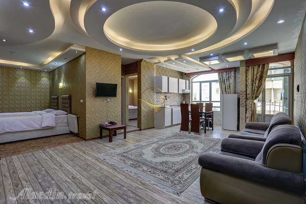 Royal room of four star Rezvan Apartment Hotel in Sareyn| Alaedin Travel