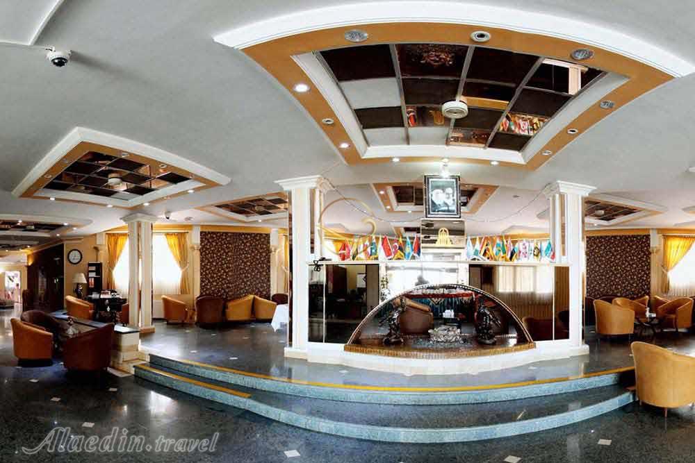 Lobby of four star Parsian Azadi Hotel in Shahrekord| Alaedin Travel