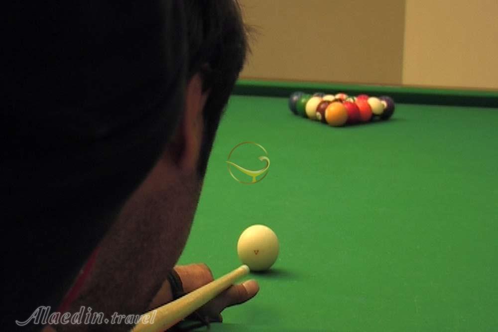 Billiard room of three star Eram Hotel in Shiraz| Alaedin Travel