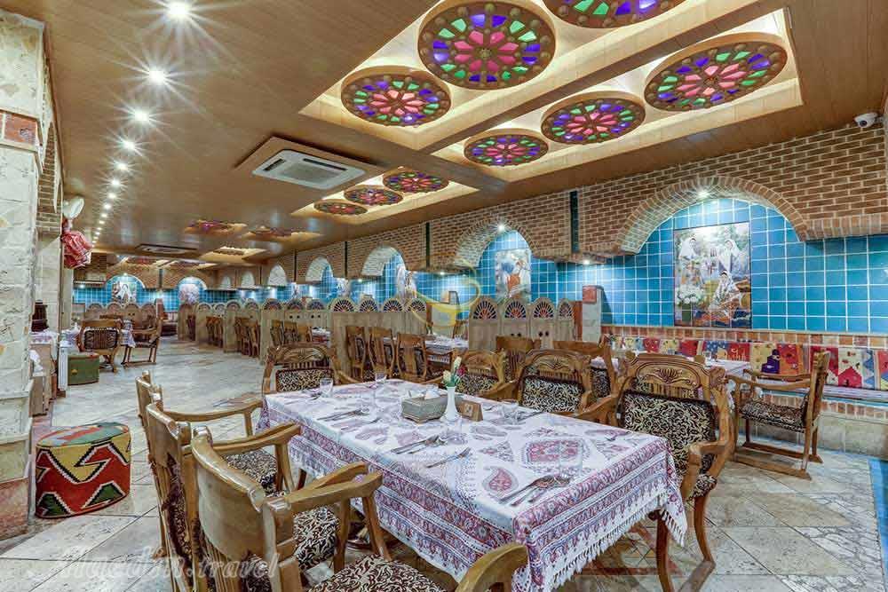 Restaurant of four star Setaregan Hotel in Shiraz| Alaedin Travel